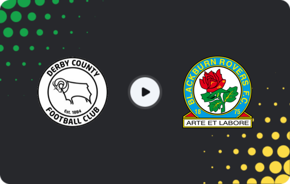 Where to watch Derby County — Blackburn Rovers, Championship, 28.02.2026