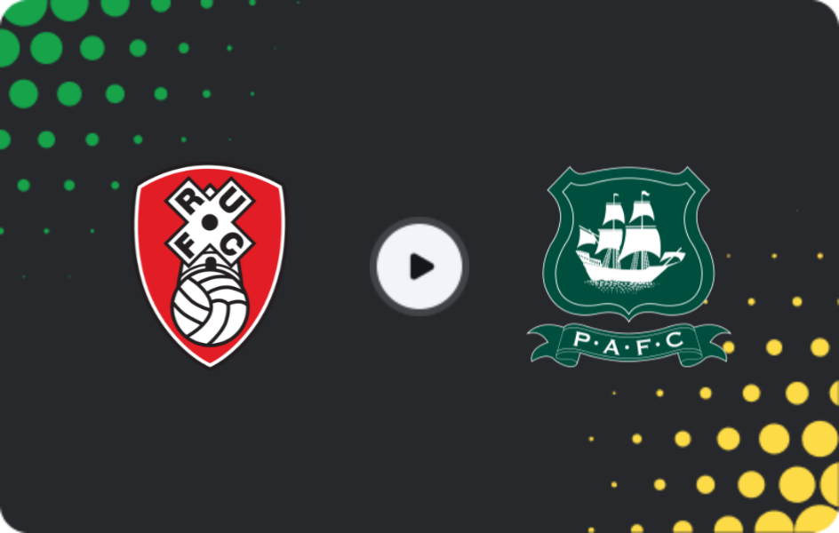 Where to watch Rotherham — Plymouth Argyle, League One, 28.02.2026