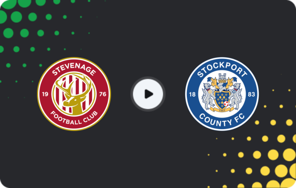 Where to watch Stevenage — Stockport County, League One, 28.02.2026
