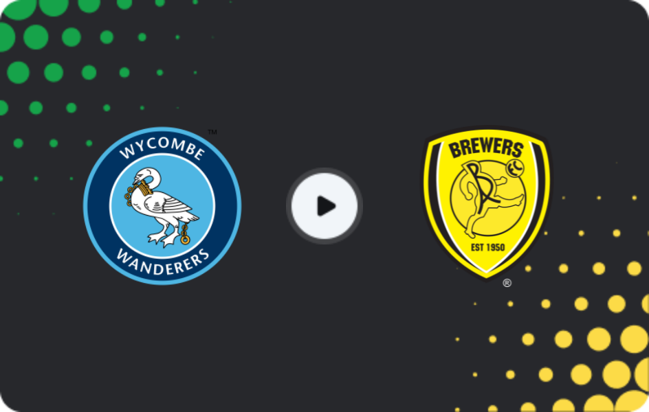 Where to watch Wycombe — Burton Albion, League One, 28.02.2026