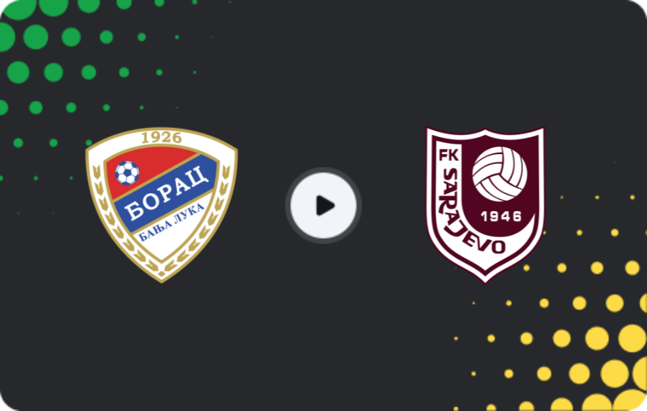 Where to watch Borac Banja Luka — FK Sarajevo, Premijer Liga, 28.02.2026