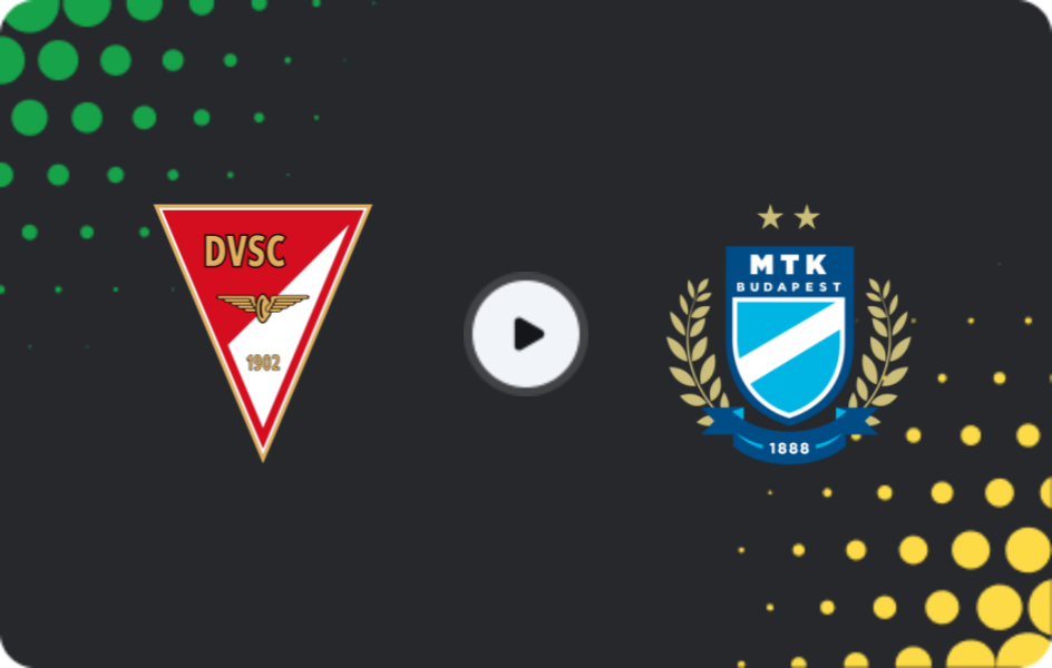 Where to watch Debrecen — MTK Budapest, NB I, 28.02.2026