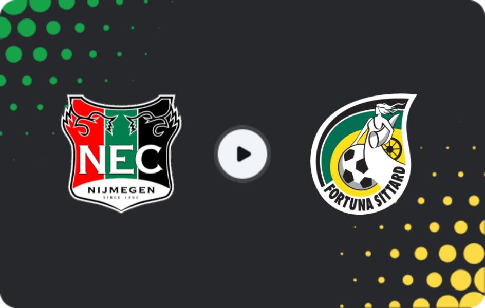 Where to watch NEC Nijmegen — Fortuna Sittard, Eredivisie, 28.02.2026