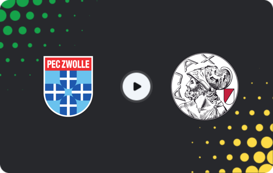 Where to watch Zwolle — Ajax, Eredivisie, 01.03.2026