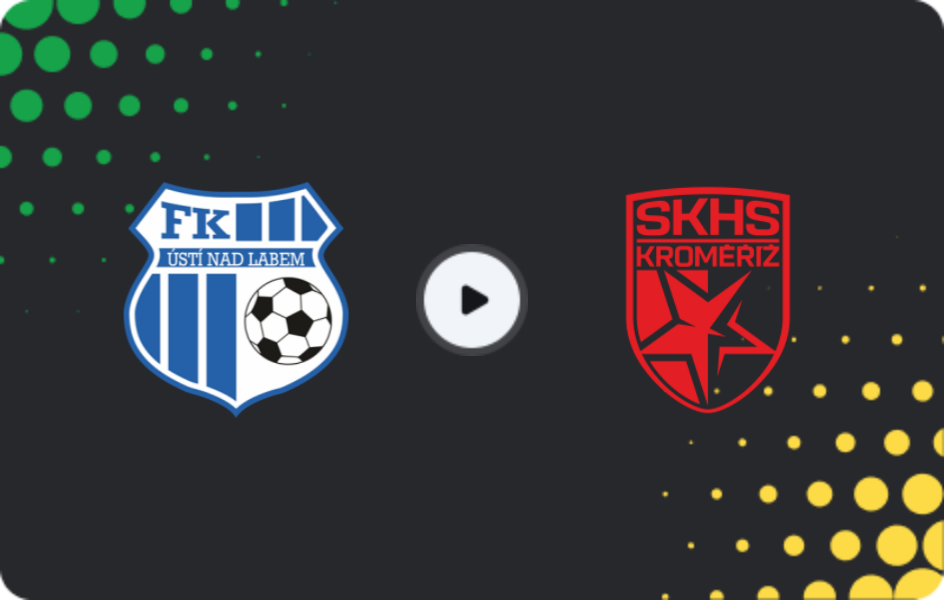 Where to watch Ústí nad Labem — Hanácká Slavia, FNL, 28.02.2026