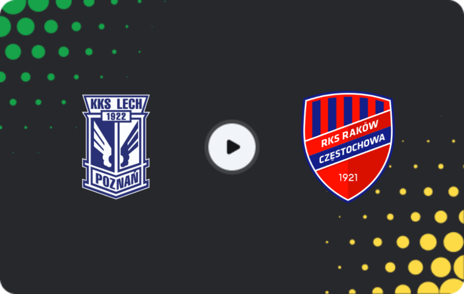 Where to watch Lech Poznan — Raków, Ekstraklasa, 28.02.2026