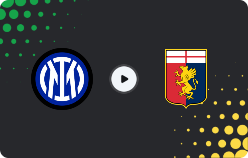 Where to watch Inter — Genoa, Serie A, 01.03.2026