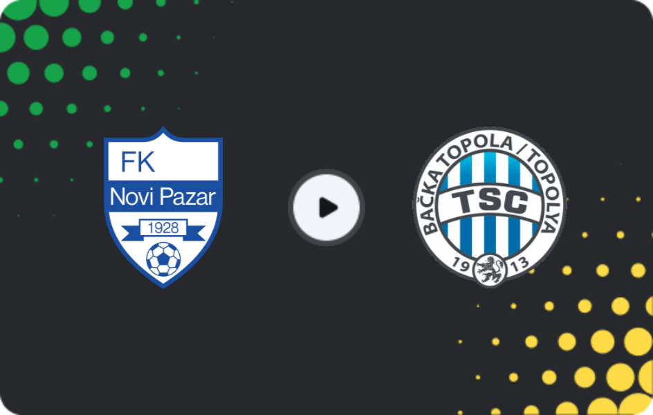 Where to watch Novi Pazar — Backa Topola, Super Liga, 28.02.2026