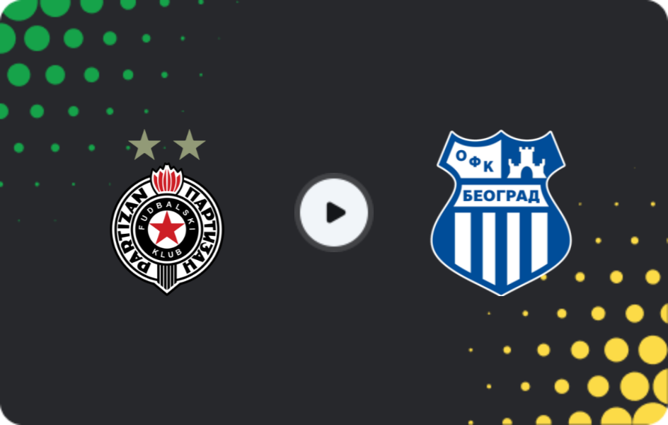 Where to watch Partizan — OFK Beograd, Super Liga, 28.02.2026
