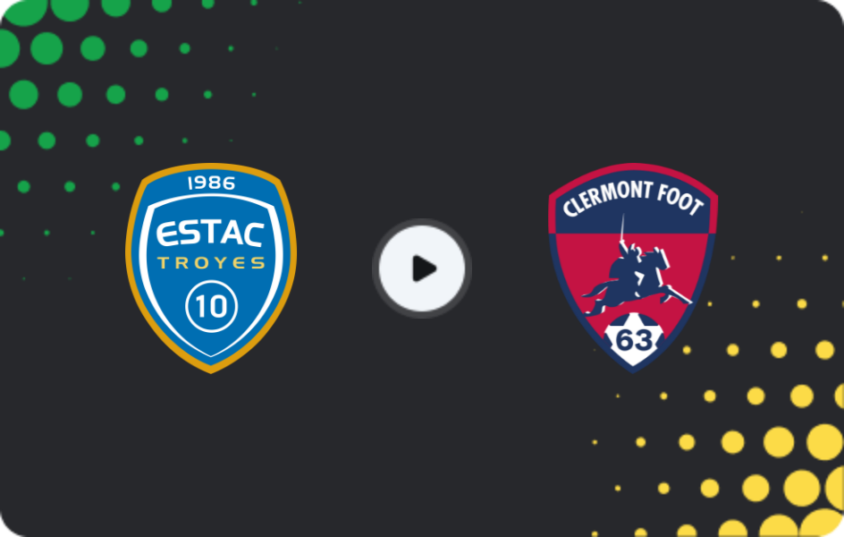 Where to watch Troyes — Clermont Foot, Ligue 2, 06.03.2026