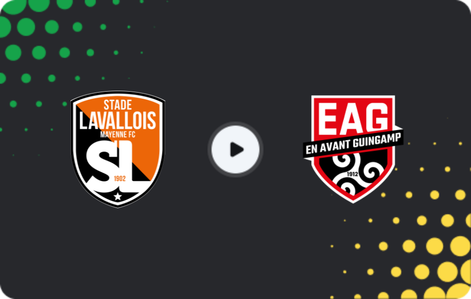 Where to watch Laval — Guingamp, Ligue 2, 06.03.2026