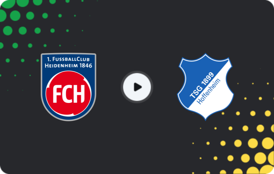 Where to watch Heidenheim — Hoffenheim, Bundesliga, 06.03.2026