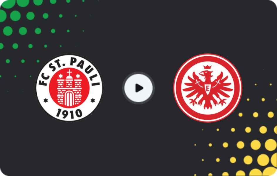 Where to watch St. Pauli — Eintracht Frankfurt, Bundesliga, 06.03.2026