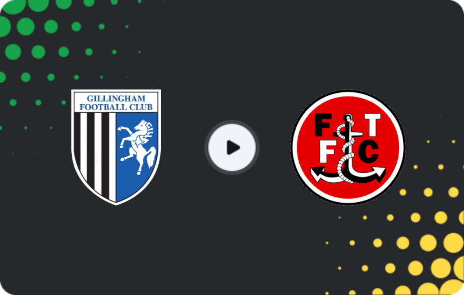 Where to watch Gillingham — Fleetwood Town, League Two, 07.03.2026