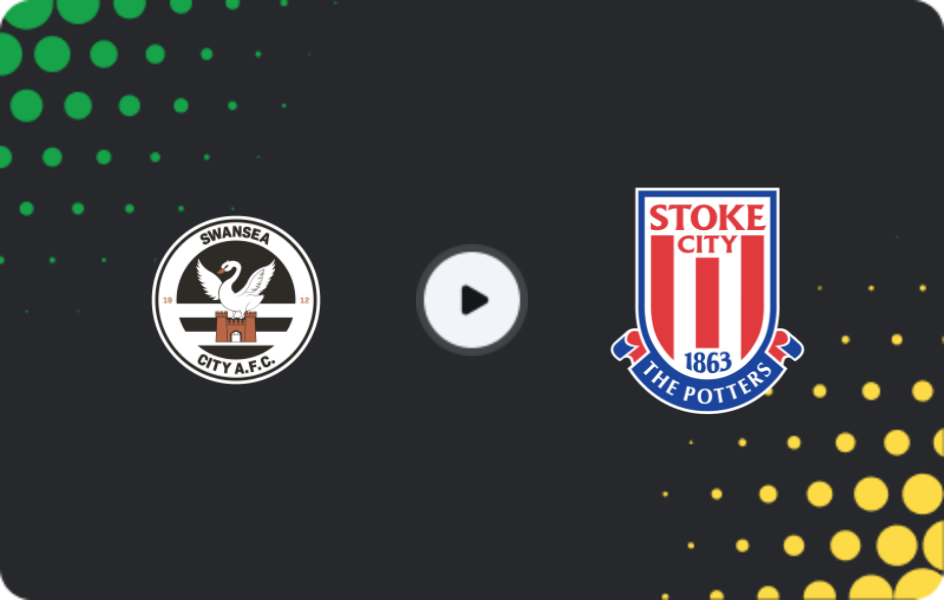Where to watch Swansea — Stoke City, Championship, 07.03.2026