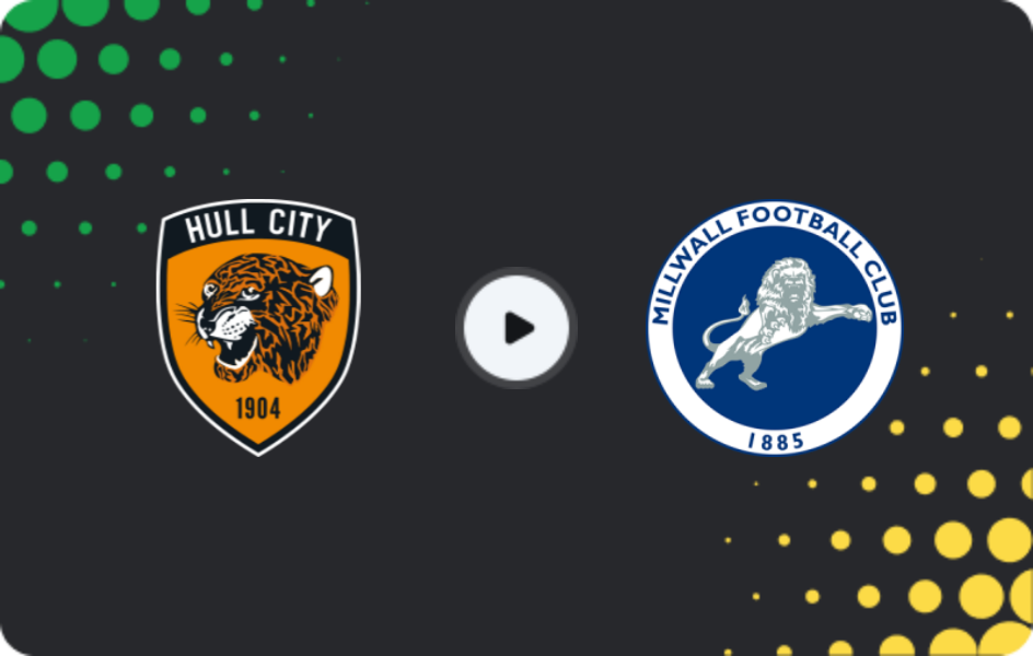 Where to watch Hull City — Millwall, Championship, 07.03.2026