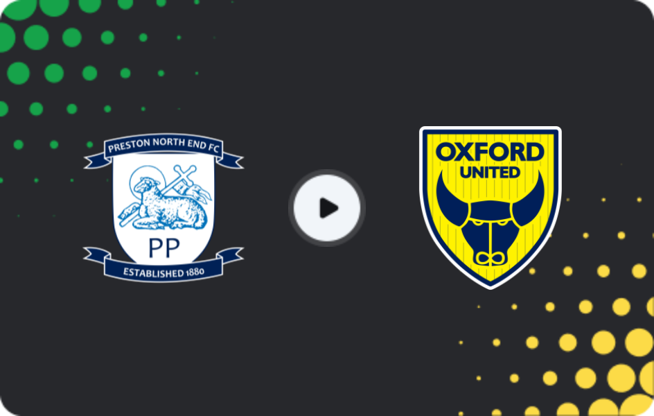 Where to watch Preston — Oxford United, Championship, 07.03.2026