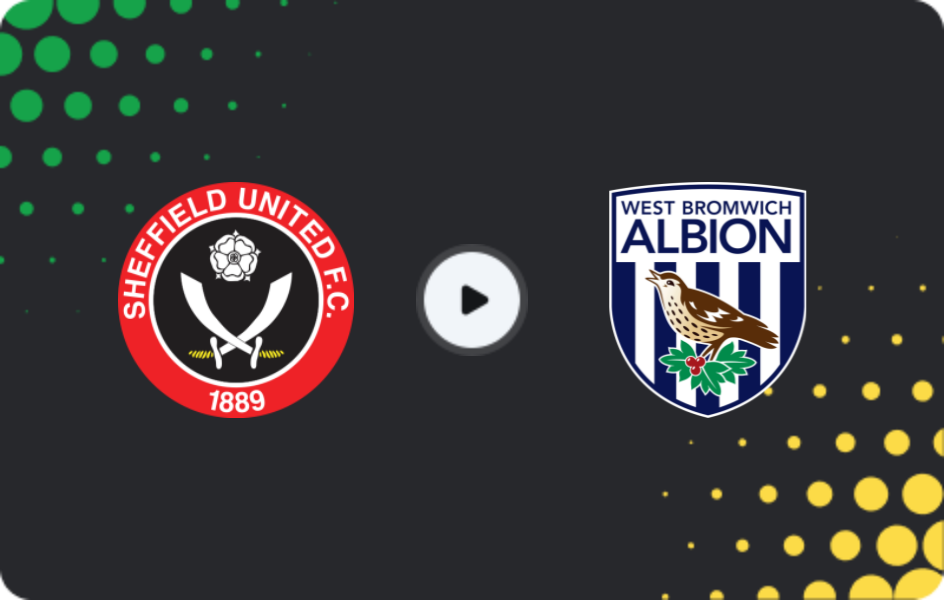 Where to watch Sheffield United — West Bromwich, Championship, 07.03.2026