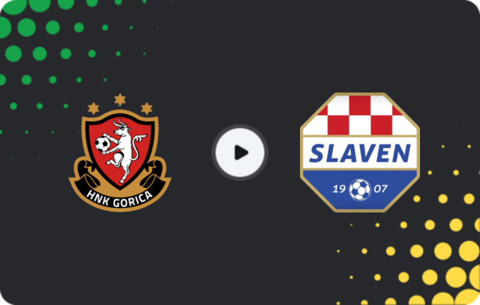 Where to watch HNK Gorica — Slaven Belupo, HNL, 07.03.2026