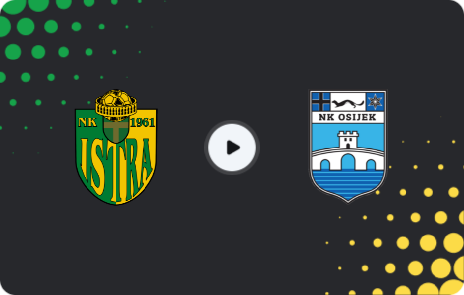 Where to watch Istra 1961 — Osijek, HNL, 07.03.2026