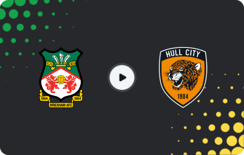 Where to watch Wrexham — Hull City, Championship, 10.03.2026
