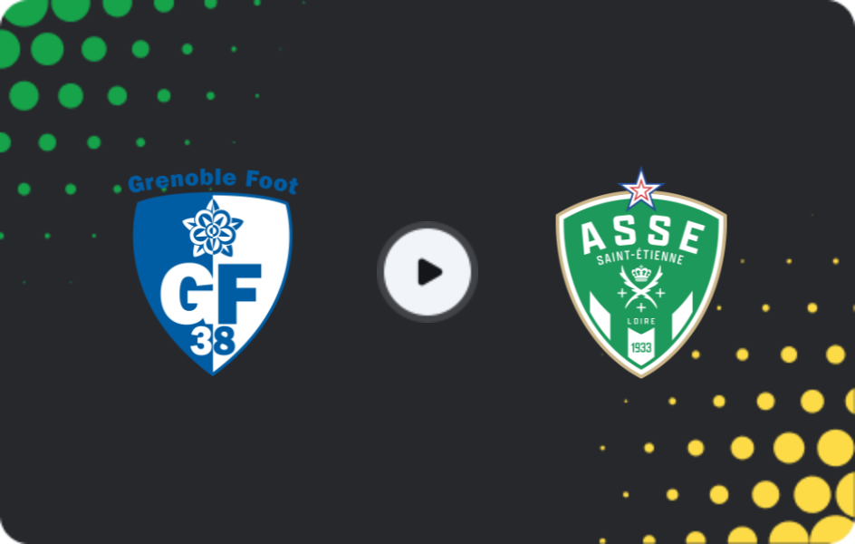 Where to watch Grenoble — Saint Etienne, Ligue 2, 14.03.2026