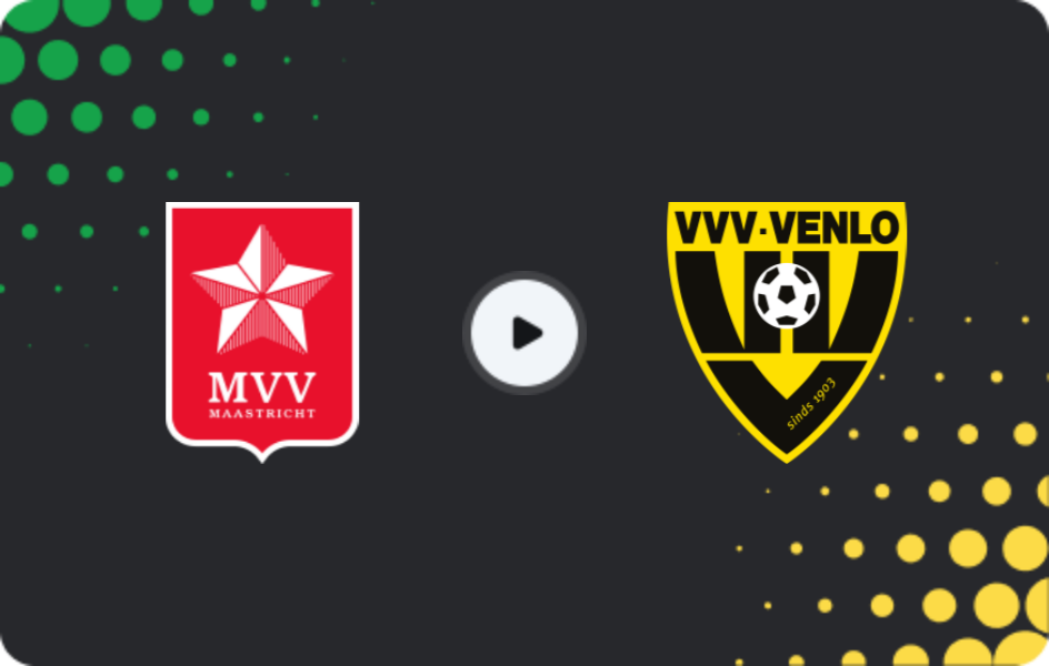 Where to watch MVV — VVV Venlo, Eerste Divisie, 13.03.2026
