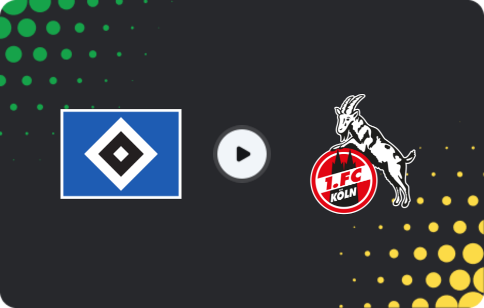 Where to watch Hamburger — 1.FC Köln, Bundesliga, 13.03.2026