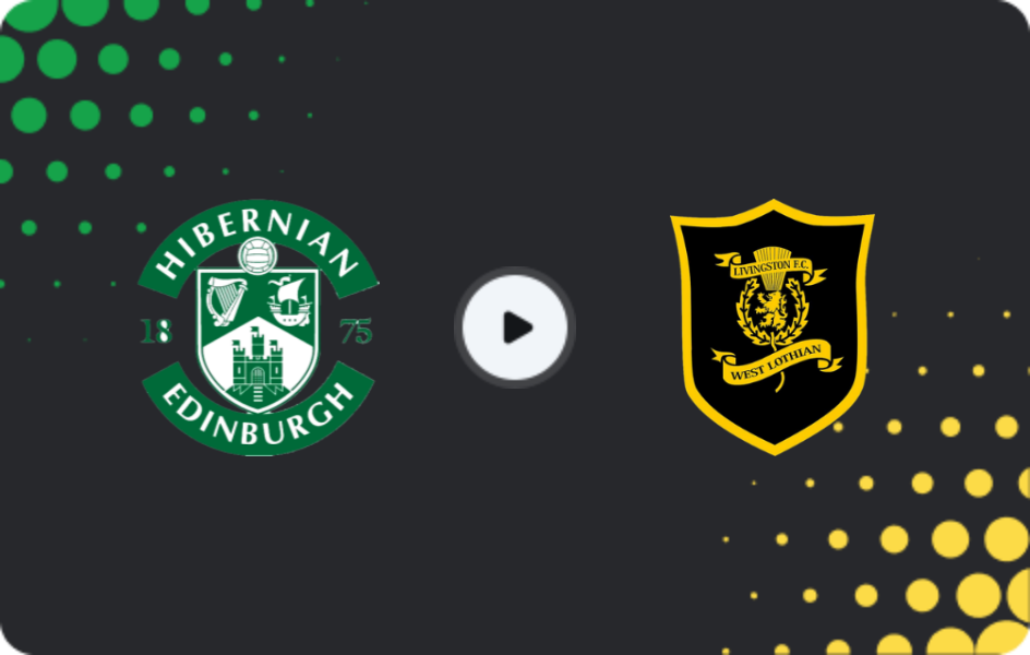 Where to watch Hibernian — Livingston, Premiership, 14.03.2026