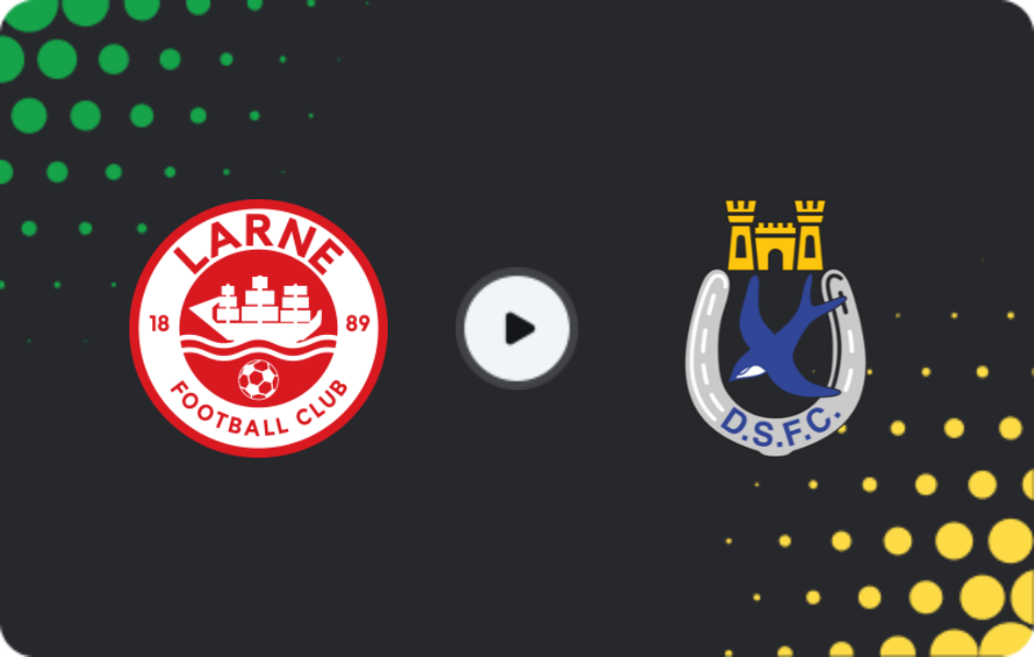 Where to watch Larne — Dungannon Swifts, Premiership, 13.03.2026