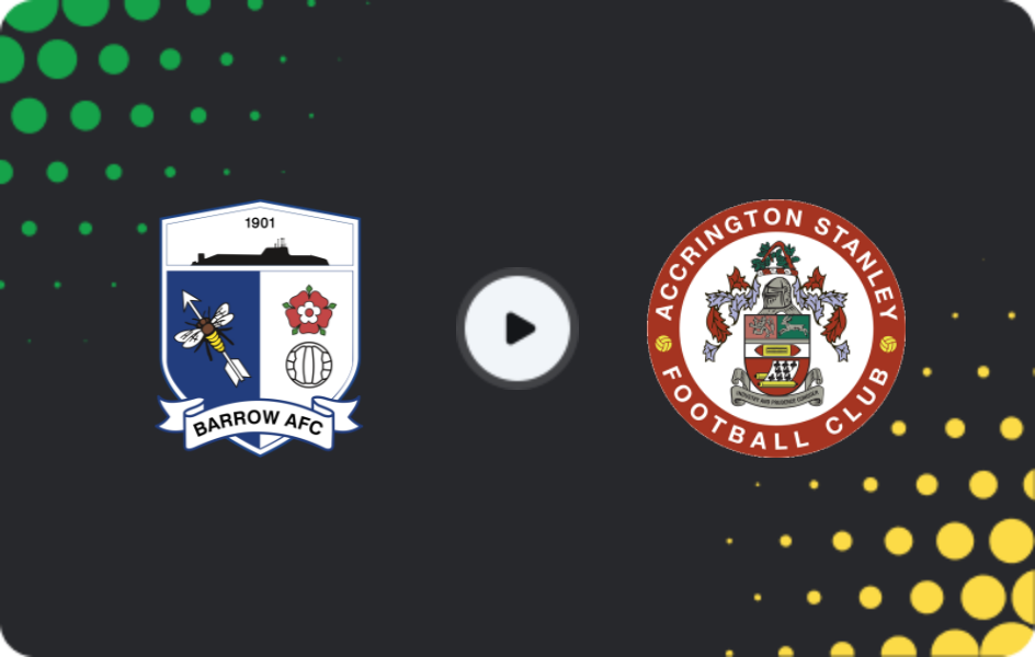 Where to watch Barrow — Accrington Stanley, League Two, 14.03.2026