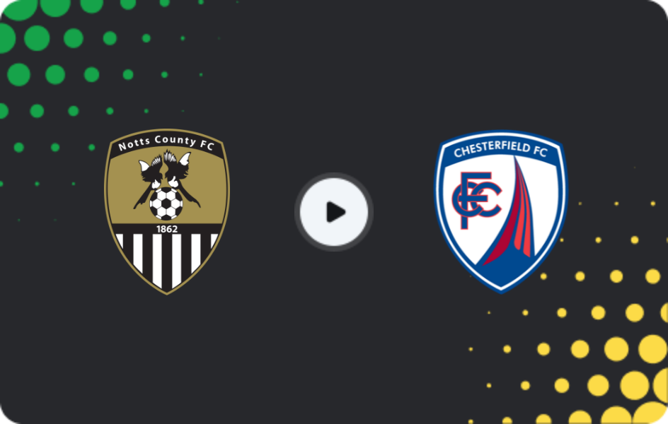 Where to watch Notts County — Chesterfield, League Two, 14.03.2026