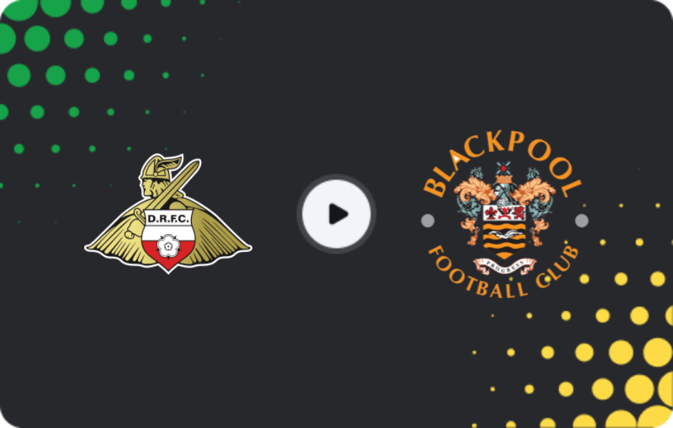 Where to watch Doncaster — Blackpool, League One, 14.03.2026