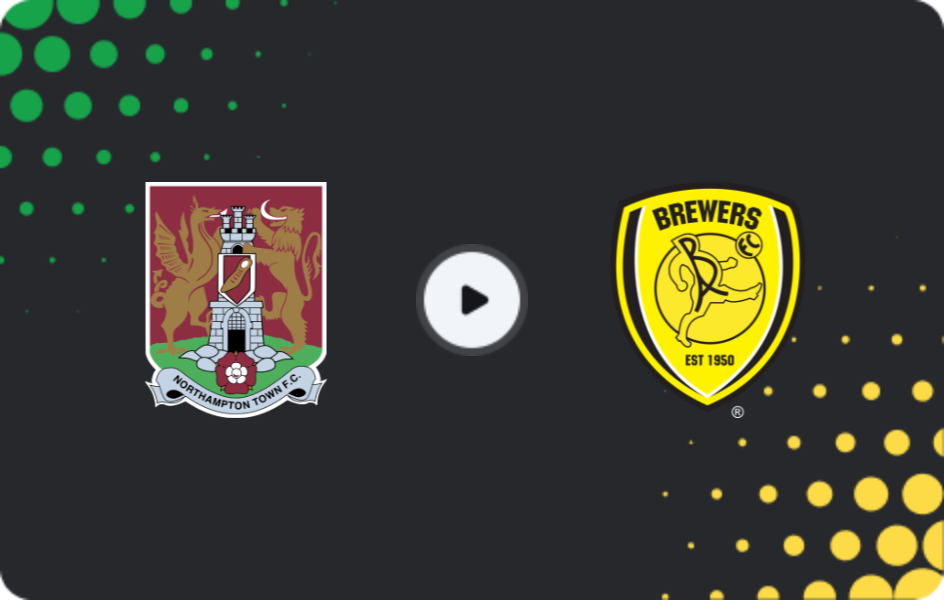 Where to watch Northampton — Burton Albion, League One, 14.03.2026