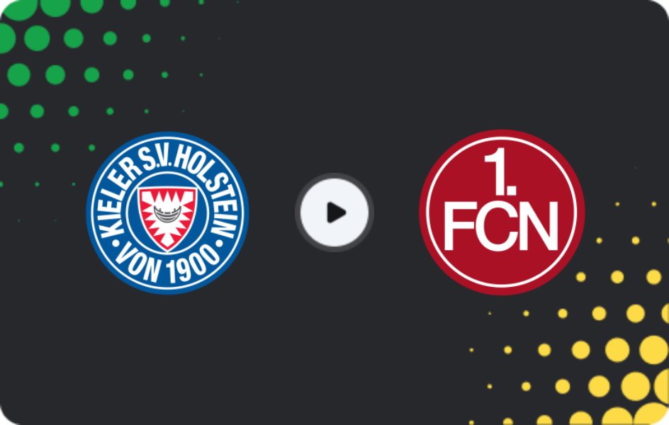 Where to watch Holstein Kiel — Nürnberg, 2. Bundesliga, 13.03.2026