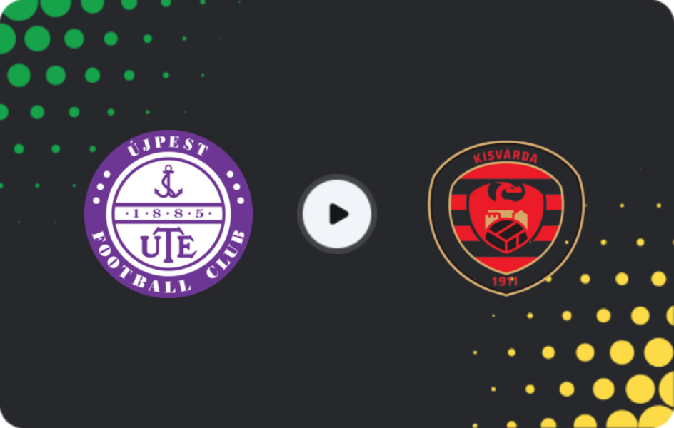 Where to watch Ujpest — Kisvarda, NB I, 14.03.2026
