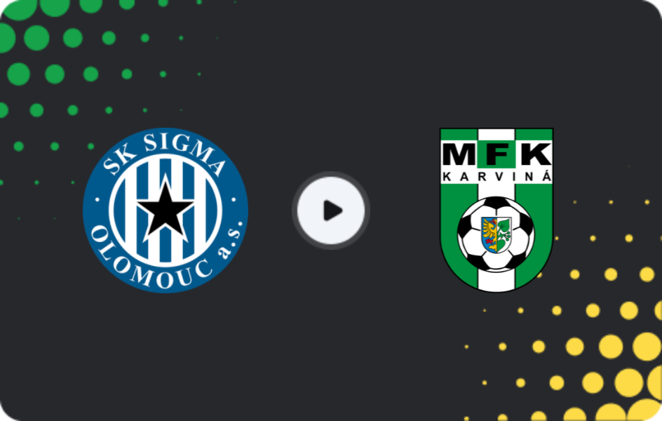 Where to watch Sigma Olomouc — Karviná, First Liga, 14.03.2026