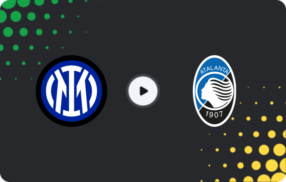 Where to watch Inter — Atalanta, Serie A, 15.03.2026