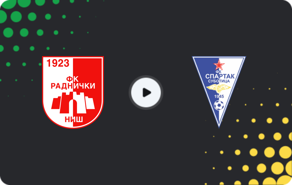 Where to watch Radnicki NIS — Spartak Subotica, Super Liga, 14.03.2026