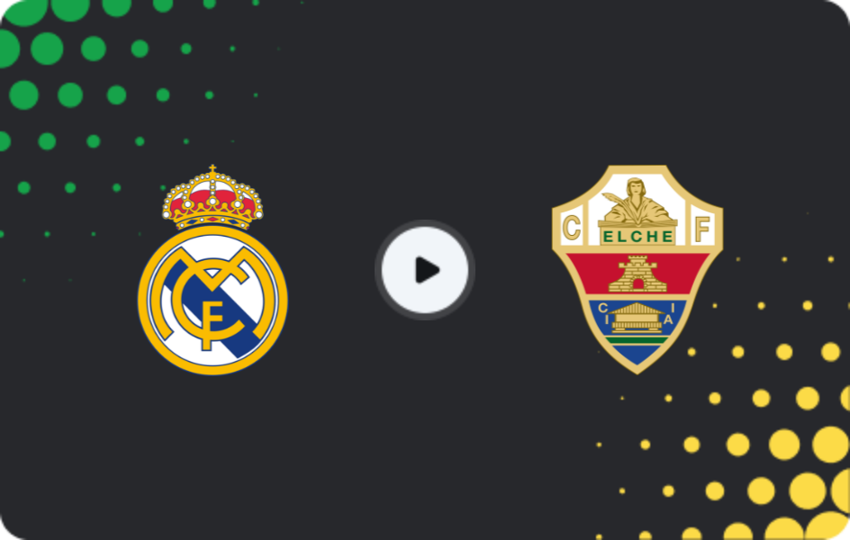 Where to watch Real Madrid — Elche, La Liga, 15.03.2026