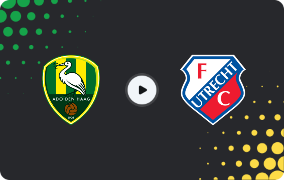 Where to watch ADO Den Haag — Jong Utrecht, Eerste Divisie, 17.03.2026