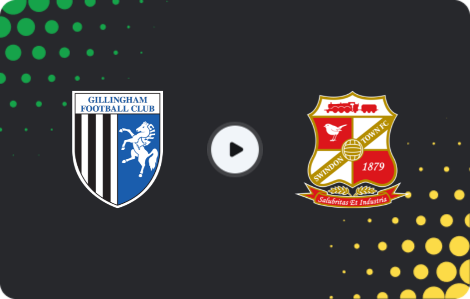 Where to watch Gillingham — Swindon Town, League Two, 17.03.2026