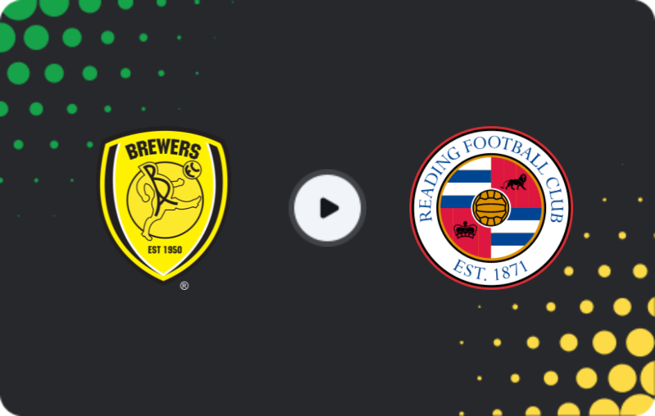 Where to watch Burton Albion — Reading, League One, 17.03.2026