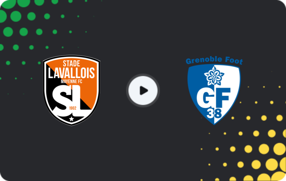 Where to watch Laval — Grenoble, Ligue 2, 20.03.2026