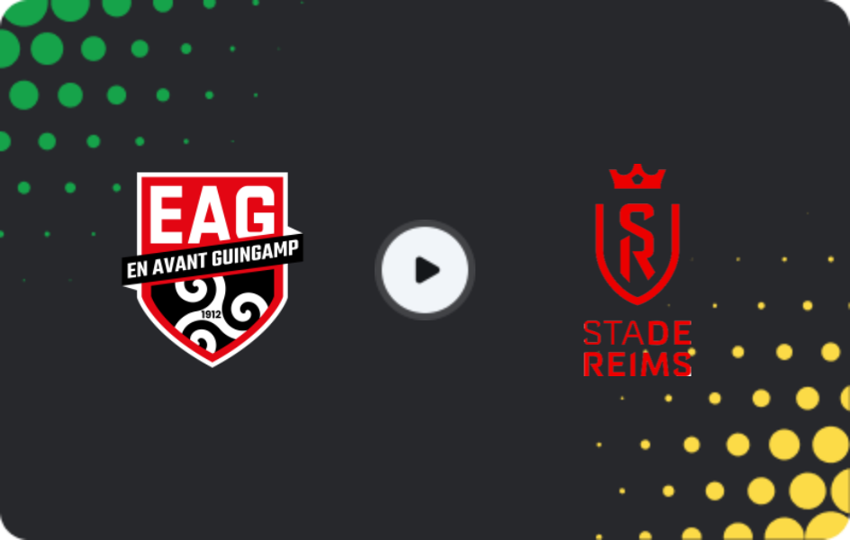 Where to watch Guingamp — Reims, Ligue 2, 20.03.2026