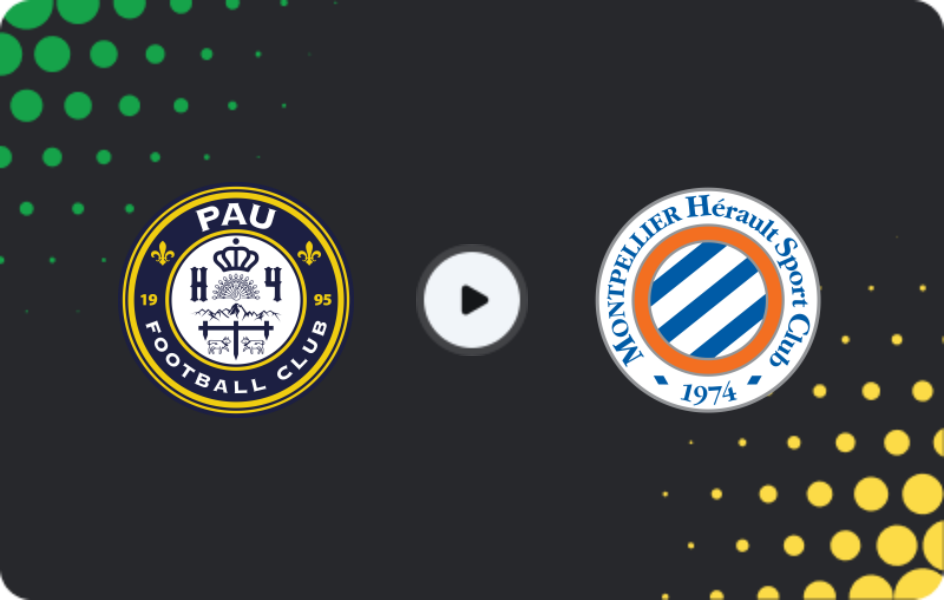 Where to watch Pau — Montpellier, Ligue 2, 20.03.2026
