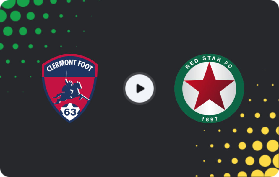 Where to watch Clermont Foot — Red Star, Ligue 2, 20.03.2026