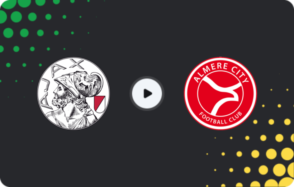 Where to watch Jong Ajax — Almere City FC, Eerste Divisie, 20.03.2026