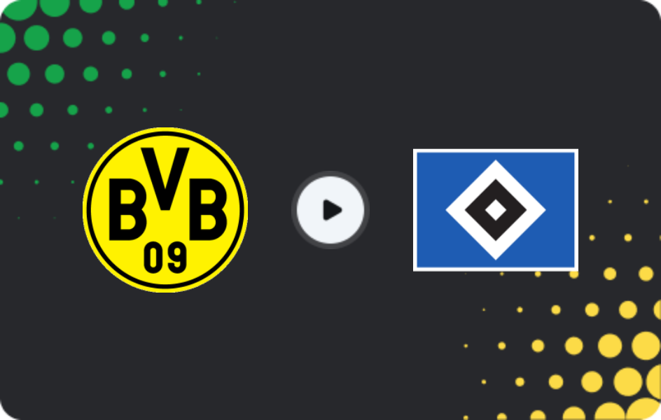 Where to watch Borussia Dortmund — Hamburger, Bundesliga, 21.03.2026