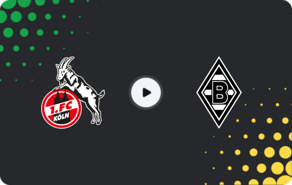 Where to watch 1.FC Köln — Borussia M, Bundesliga, 21.03.2026